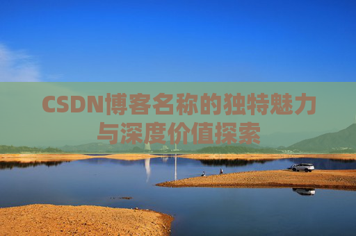 CSDN博客名称的独特魅力与深度价值探索